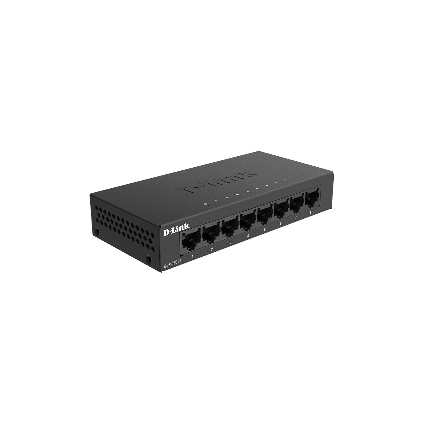 8P D-Link DGS-108GL - 8-Port Gigabit Unmanaged, Fanless Desktop Switch — Buy in Cyprus with Fast Delivery