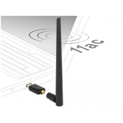 Buy DELOCK USB 3.0 Dualband WLAN ac/a/b/g/n Stick - External Antenna in Cyprus, Nicosia, Limassol, Larnaka, Pafos