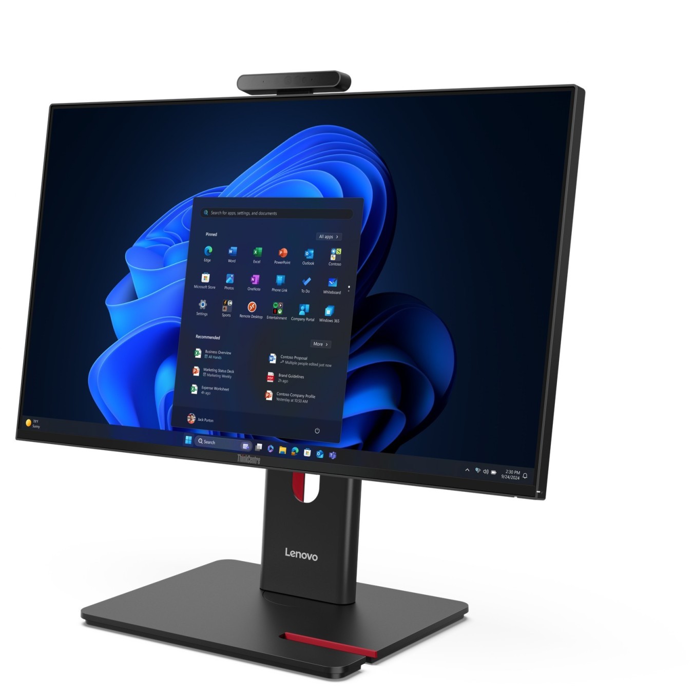 AIO Lenovo ThinkCentre M70a 24 G6 - M70a 24 G6 - 16GB RAM, 512GB SSD, Intel Core i5, 23.8in FHD, Win11 Pro