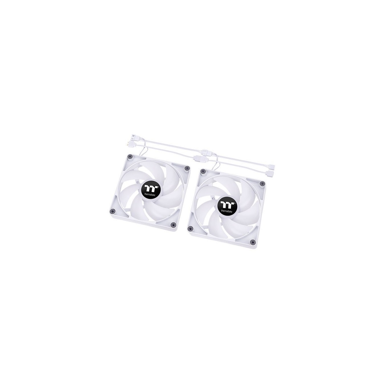 Thermaltake CT120 ARGB Sync PC Cooling Fan 120mm - CT120 - White, 500-2000 RPM, 2-Pack — Buy in Cyprus with Fast Delivery