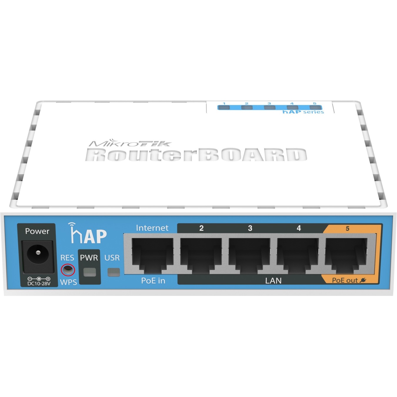 MikroTik Router - RB951Ui-2nD - 2.4 GHz 802.11n, 4x LAN, USB 2.0 — Buy in Cyprus with Fast Delivery