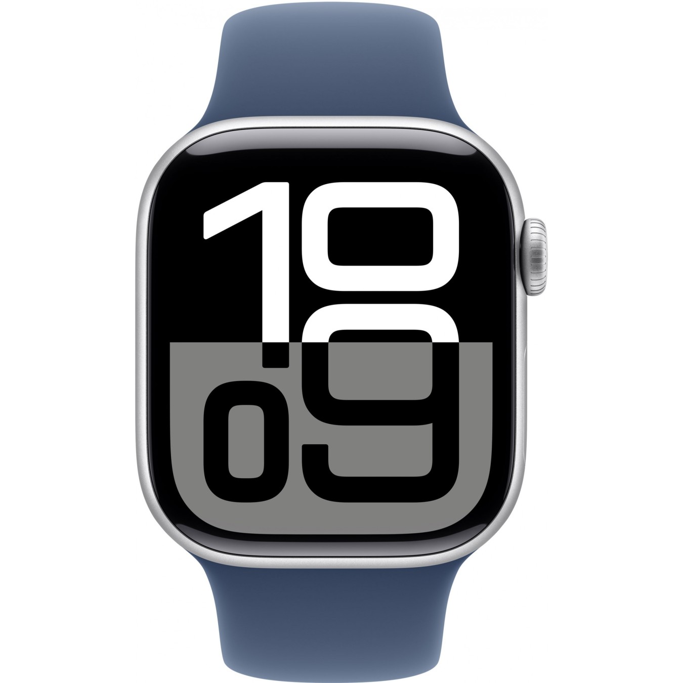 APPLE Watch Series 10 GPS + Cellular 42mm Silver Aluminium Case with Denim Sport Band - M/L - Silver, 42mm, Denim Sport Band