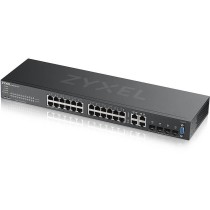 Zyxel 24-Port Gigabit Rack Switch - GS2220-28 M RM - (Rackmount, L2 Managed, 24x Gigabit Ports)