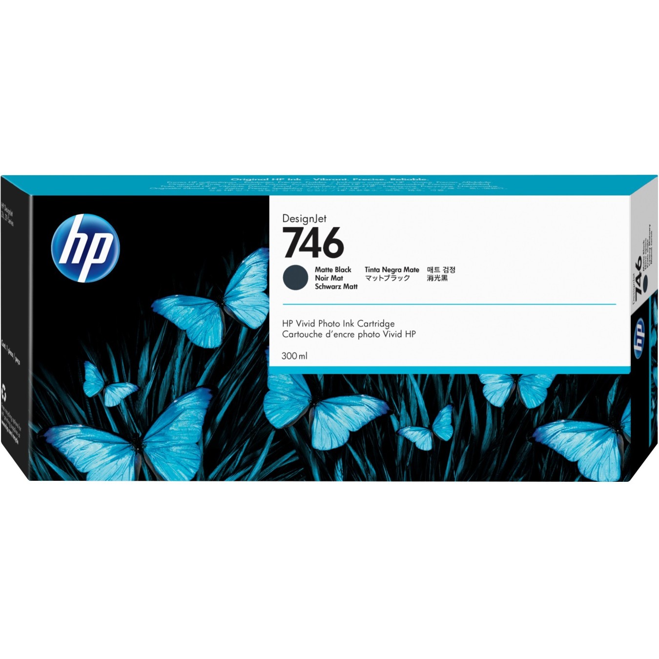 HP 746 300-ml Matte Black Ink Cartridge - 746 - Black — Buy in Cyprus with Fast Delivery