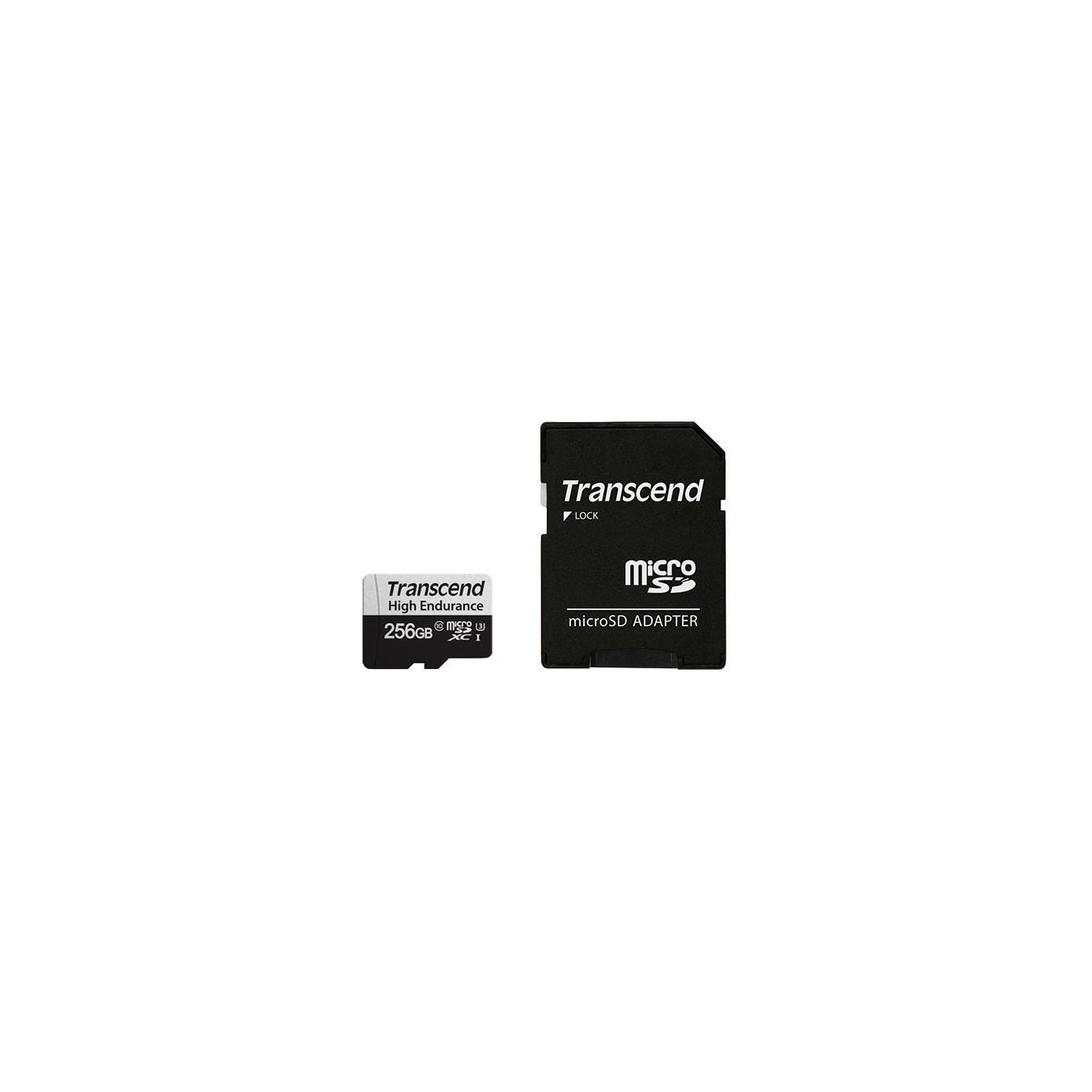 Transcend 256GB microSDXC Card with Adapter - USD350V - microSDXC 256GB — Buy in Cyprus with Fast Delivery