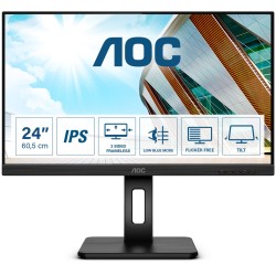 Buy AOC 23.8-inch IPS Monitor - Q24P2Q - Flat, 1080p, HDMI/DP/USB, Black in Cyprus, Nicosia, Limassol, Larnaka, Pafos