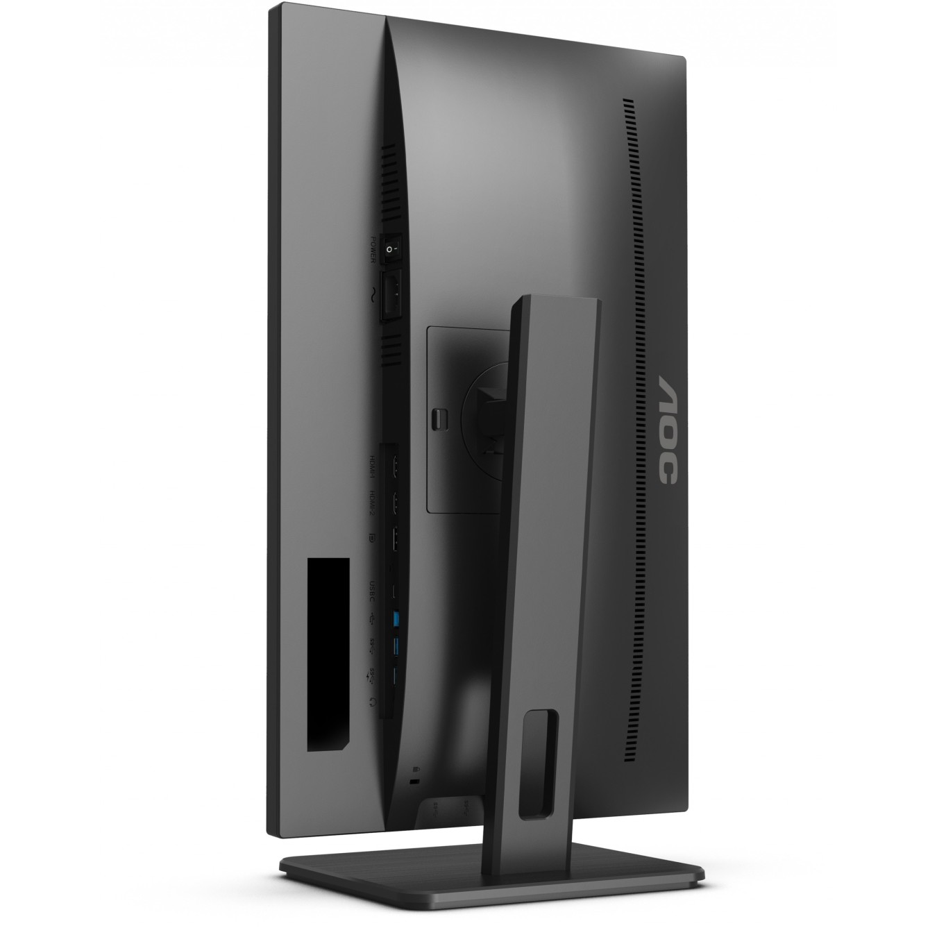 AOC 23.8-inch IPS Monitor - Q24P2Q - Flat, 1080p, HDMI/DP/USB, Black — Buy in Cyprus with Fast Delivery
