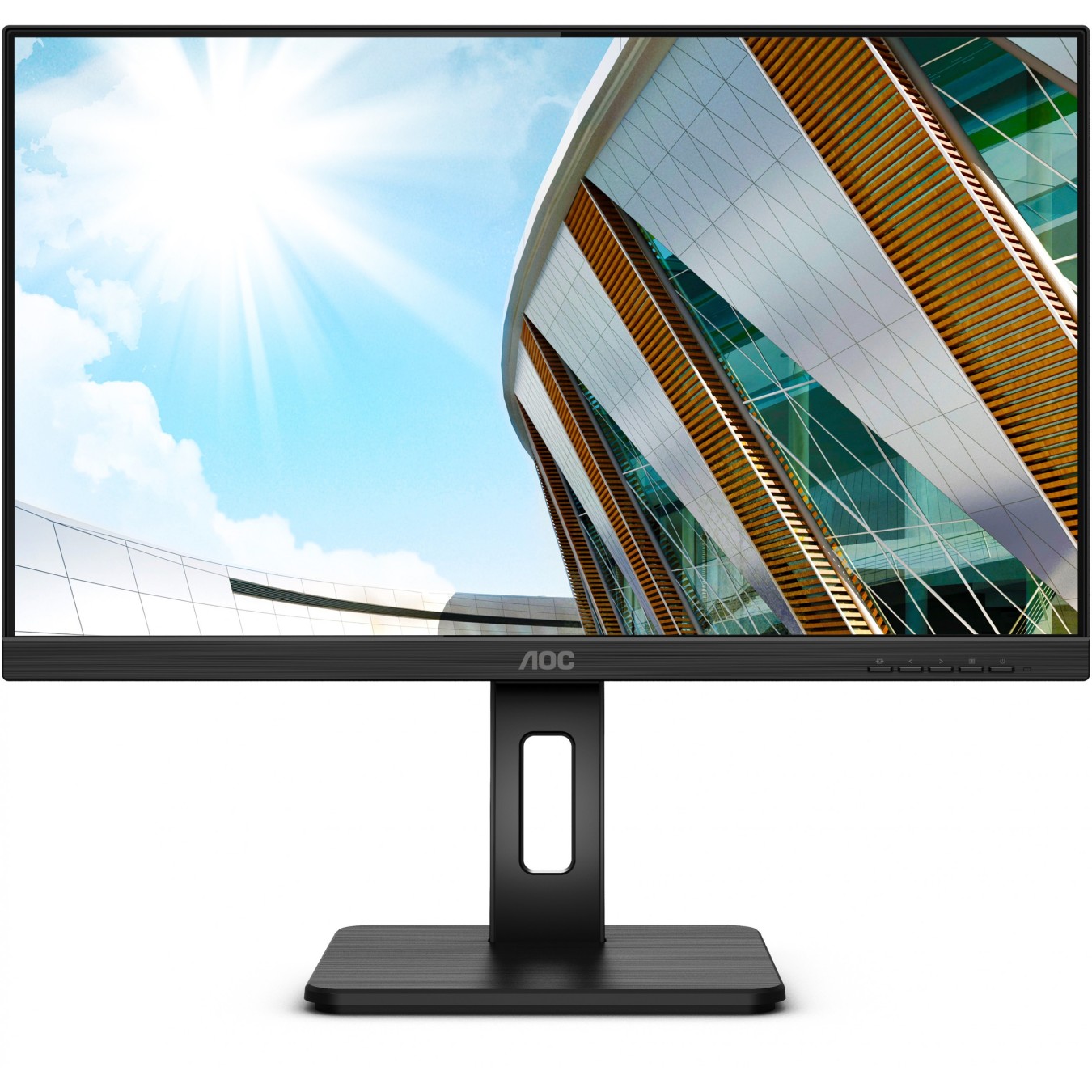 AOC 23.8-inch IPS Monitor - Q24P2Q - Flat, 1080p, HDMI/DP/USB, Black — Buy in Cyprus with Fast Delivery