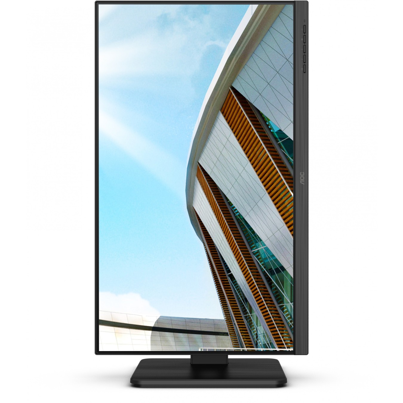 AOC 23.8-inch IPS Monitor - Q24P2Q - Flat, 1080p, HDMI/DP/USB, Black — Buy in Cyprus with Fast Delivery