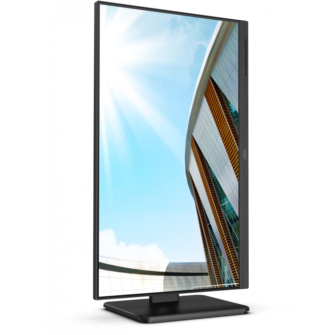 AOC 23.8-inch IPS Monitor - Q24P2Q - Flat, 1080p, HDMI/DP/USB, Black — Buy in Cyprus with Fast Delivery