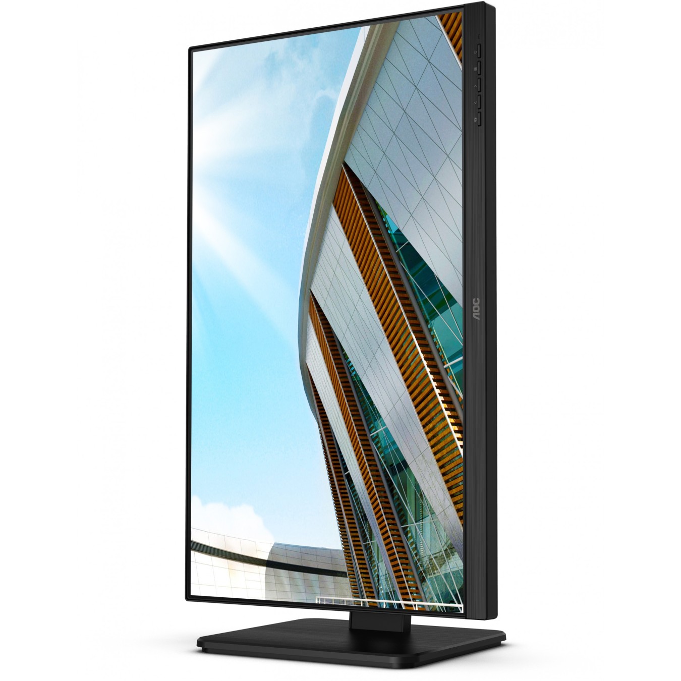 AOC 23.8-inch IPS Monitor - Q24P2Q - Flat, 1080p, HDMI/DP/USB, Black — Buy in Cyprus with Fast Delivery