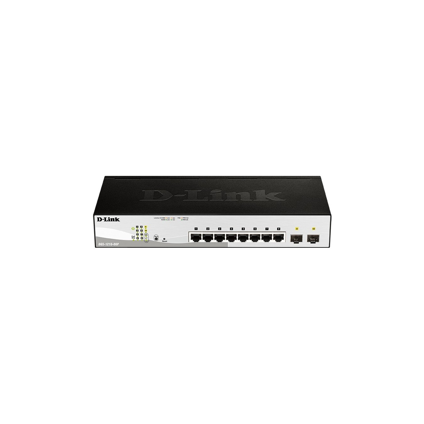D-Link DGS-1210-08P PoE Switch - DGS-1210-08P - 8-Port Gigabit, Smart Web-Managed — Buy in Cyprus with Fast Delivery