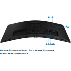 Buy Samsung 34-inch UWQHD Monitor - S34C652UAU - 3440x1440, 100Hz, 5ms, HDMI, US... in Cyprus, Nicosia, Limassol, Larnaka, Pafos