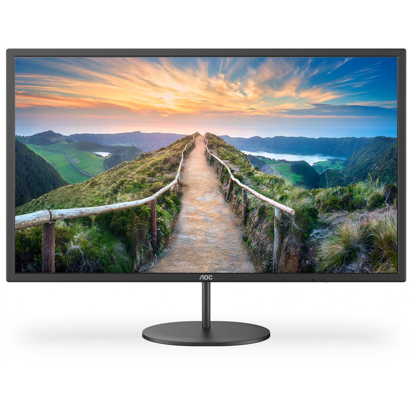 AOC 32" QHD IPS Monitor - Q32V4 - 2560x1440 75Hz 4ms HDMI DP Speakers (Boxed) — Buy in Cyprus with Fast Delivery