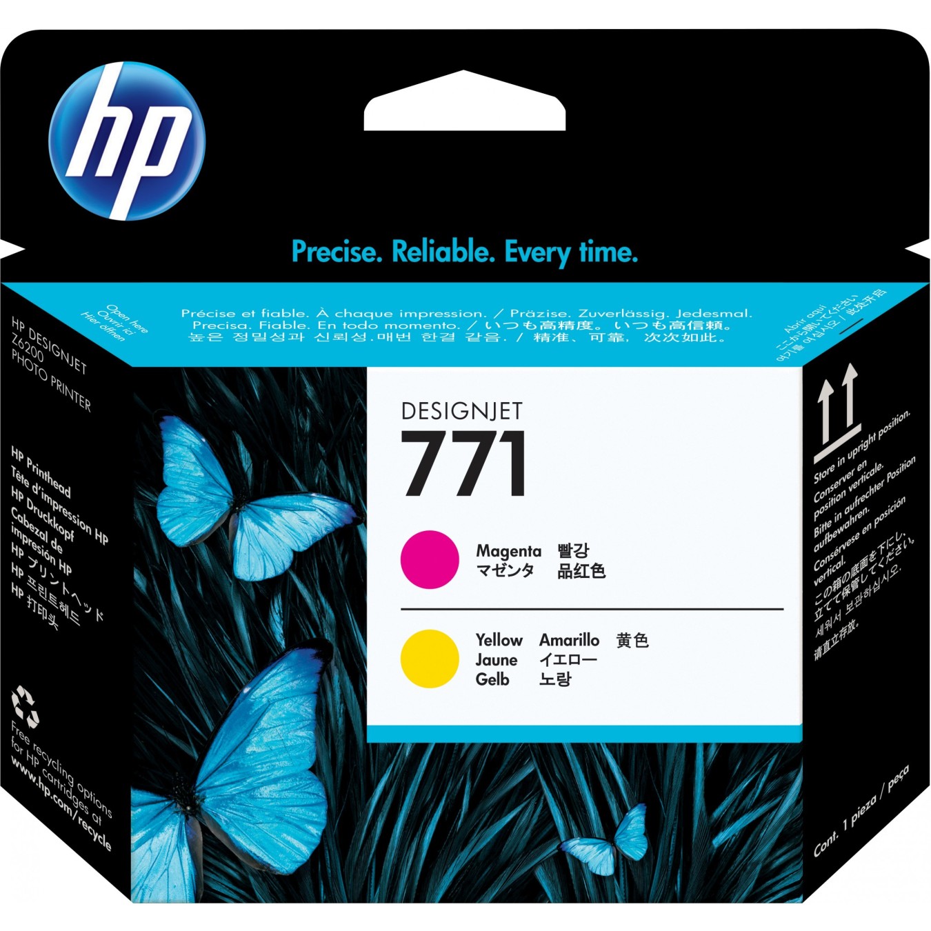 HP 771 Original Printhead - CE018A - Magenta & Yellow — Buy in Cyprus with Fast Delivery