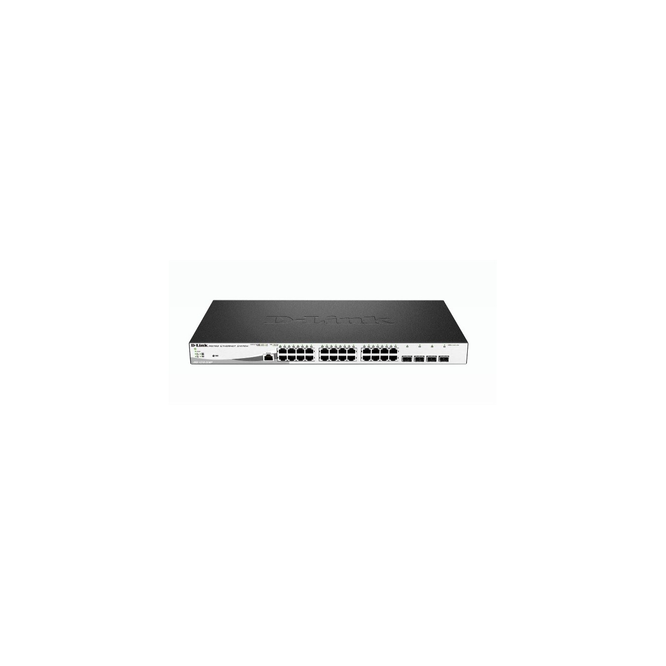 D-Link DGS-1210-28MP PoE+ Smart Managed Gigabit Switch - Rackmount - DGS-1210-28MP - (Rackmount, PoE+, 28-Port, Gigabit)