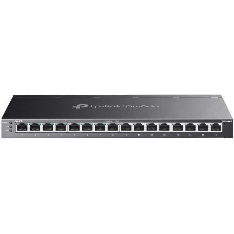 Buy TP-LINK Omada SG2016P PoE+ 16-Port Gigabit Smart Switch - SG2016P - Rackmount in Cyprus, Nicosia, Limassol, Larnaka, Pafos