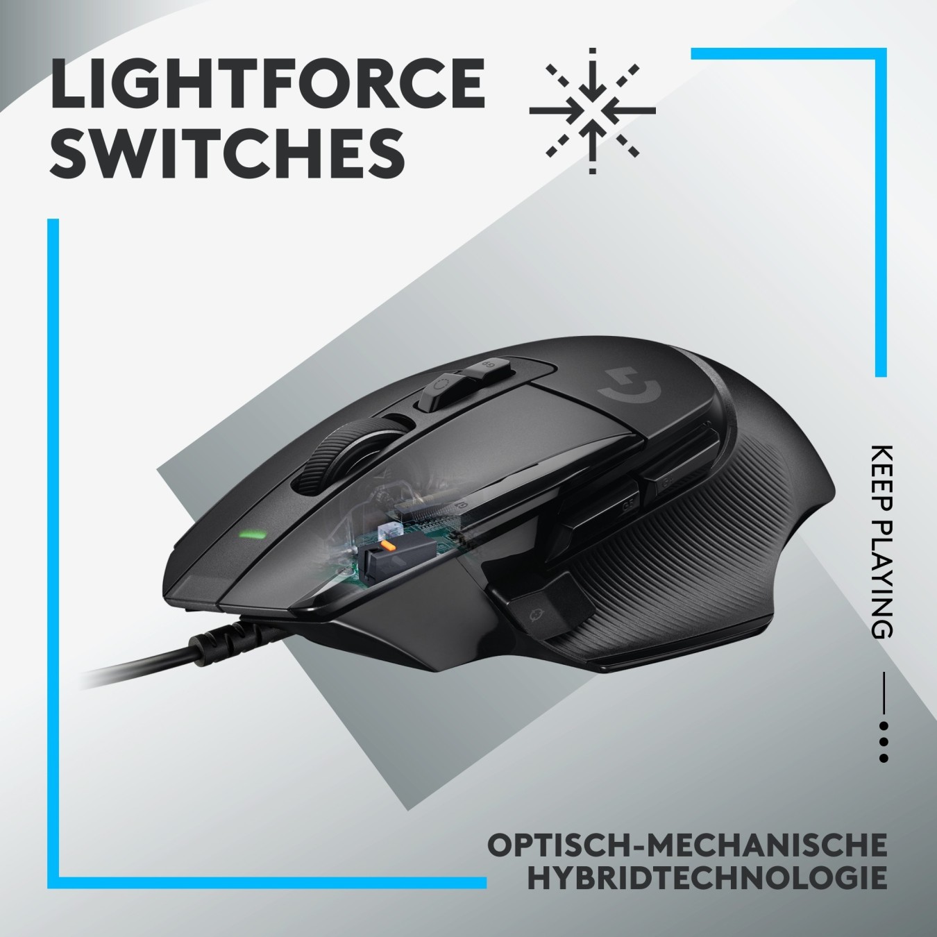 Logitech Gaming G502 X - G502 X - Black, RGB, Wired USB — Buy in Cyprus with Fast Delivery