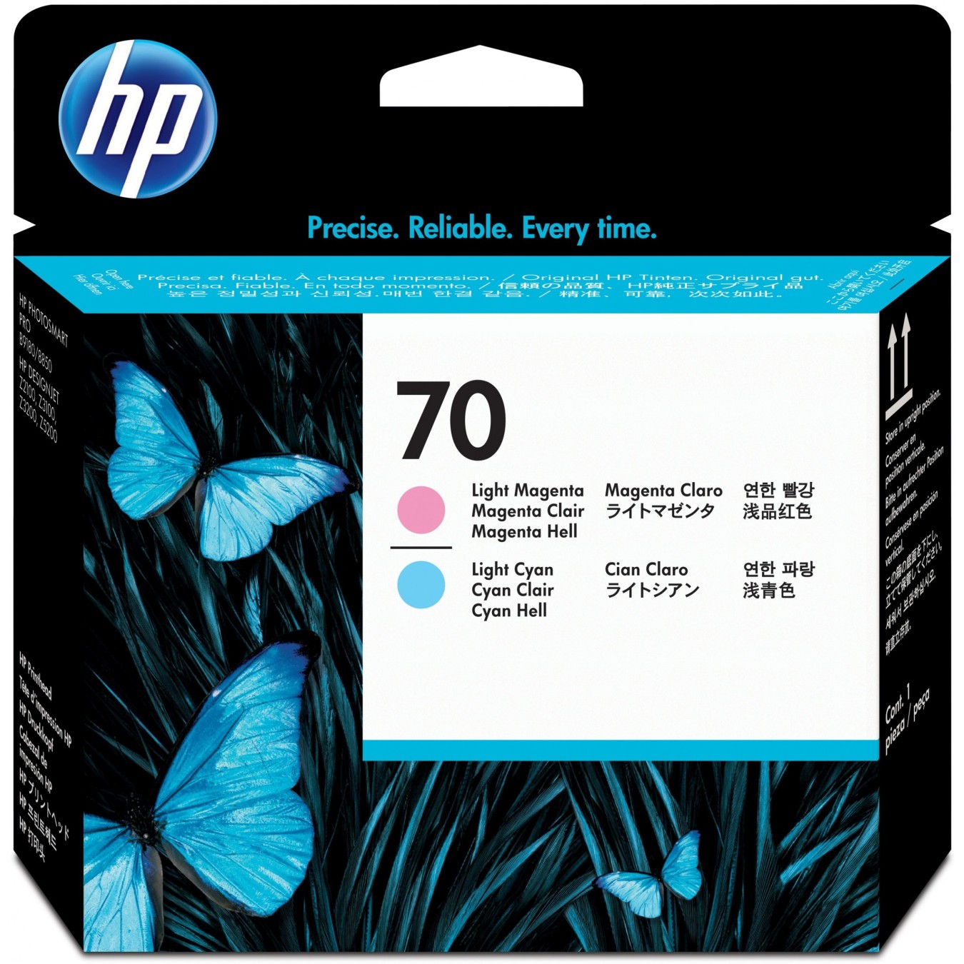 HP 70 Original Printhead - C9405A - Light Magenta, Light Cyan, Standard Capacity — Buy in Cyprus with Fast Delivery