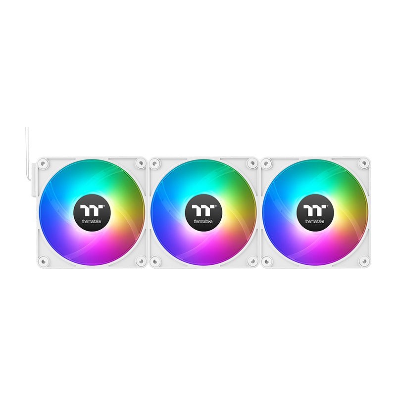 Buy 140mm Thermaltake CT140 EX Reverse ARGB Sync PC Cooling Fan White 3 Fan Pack... in Cyprus, Nicosia, Limassol, Larnaka, Pafos