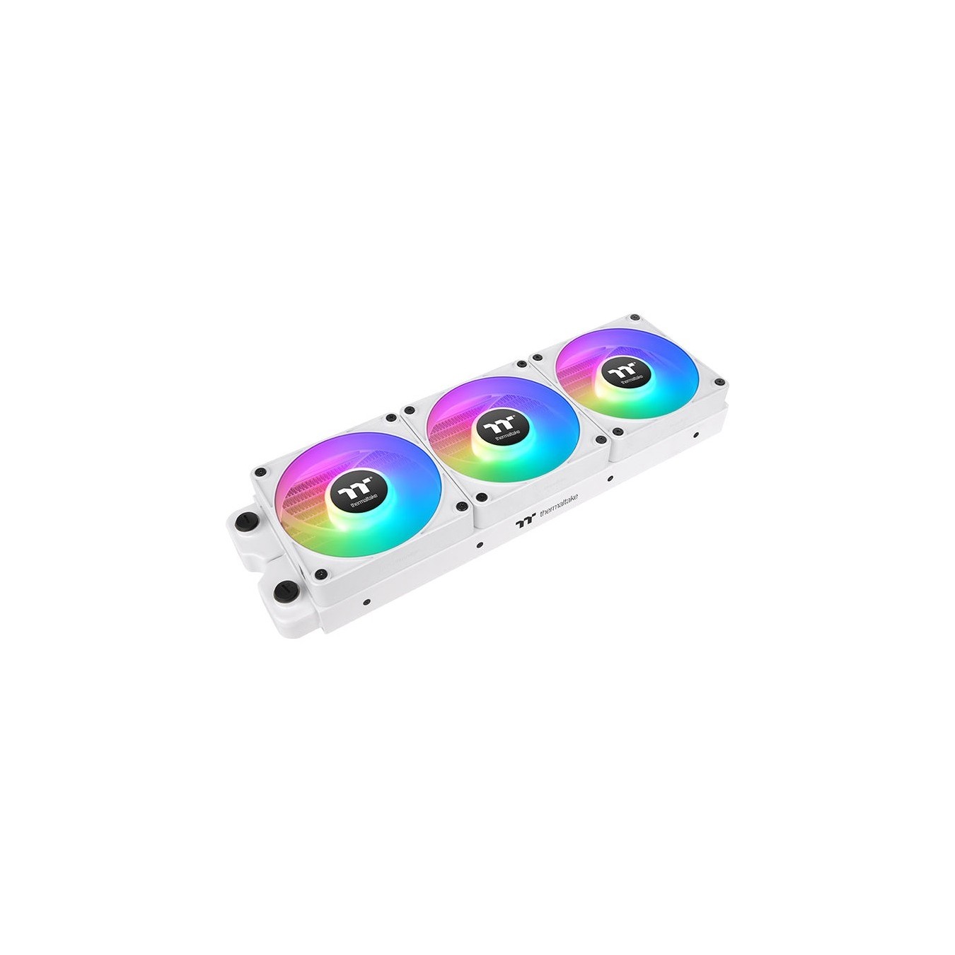 140mm Thermaltake CT140 EX Reverse ARGB Sync PC Cooling Fan White 3 Fan Pack - CT140 EX - 140mm PWM ARGB