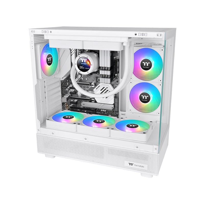 Buy 140mm Thermaltake CT140 EX Reverse ARGB Sync PC Cooling Fan White 3 Fan Pack... in Cyprus, Nicosia, Limassol, Larnaka, Pafos