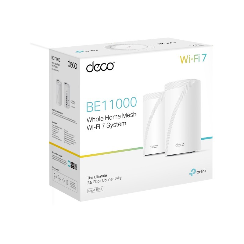 Buy TP-Link Deco BE65 Mesh System - BE65 - 2-pack in Cyprus, Nicosia, Limassol, Larnaka, Pafos