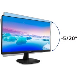 Buy Philips V-Line Monitor - 243V7QJABF - 24 inch, 1920x1080, 4ms, VGA/HDMI/Disp... in Cyprus, Nicosia, Limassol, Larnaka, Pafos