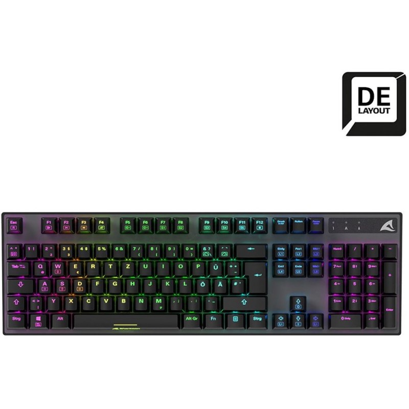 Buy Sharkoon Skiller SGK20 Gaming Keyboard - SGK20 - Black-Brown German layout in Cyprus, Nicosia, Limassol, Larnaka, Pafos