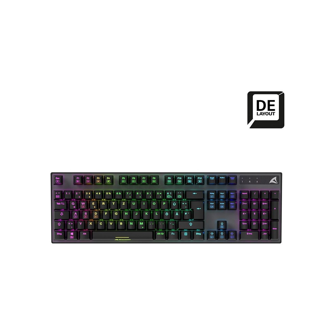 Sharkoon Skiller SGK20 Gaming Keyboard - SGK20 - Black-Brown German layout — Buy in Cyprus with Fast Delivery