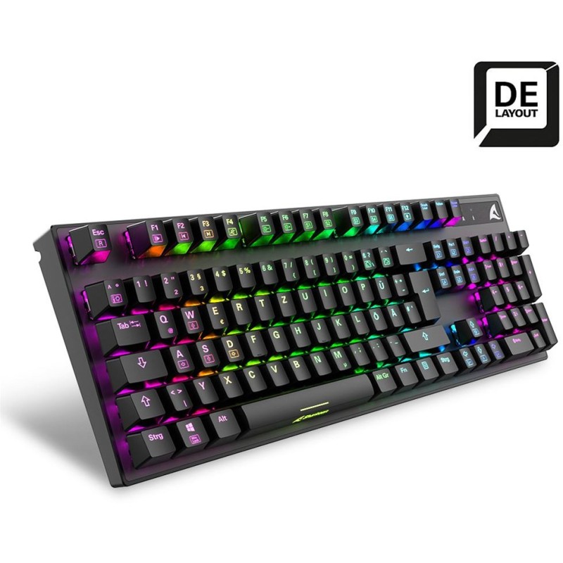 Buy Sharkoon Skiller SGK20 Gaming Keyboard - SGK20 - Black-Brown German layout in Cyprus, Nicosia, Limassol, Larnaka, Pafos