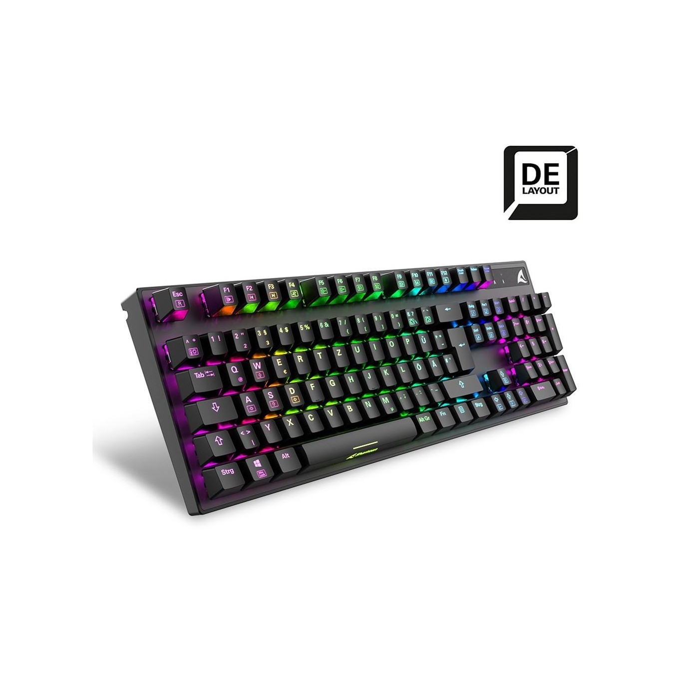 Sharkoon Skiller SGK20 Gaming Keyboard - SGK20 - Black-Brown German layout — Buy in Cyprus with Fast Delivery