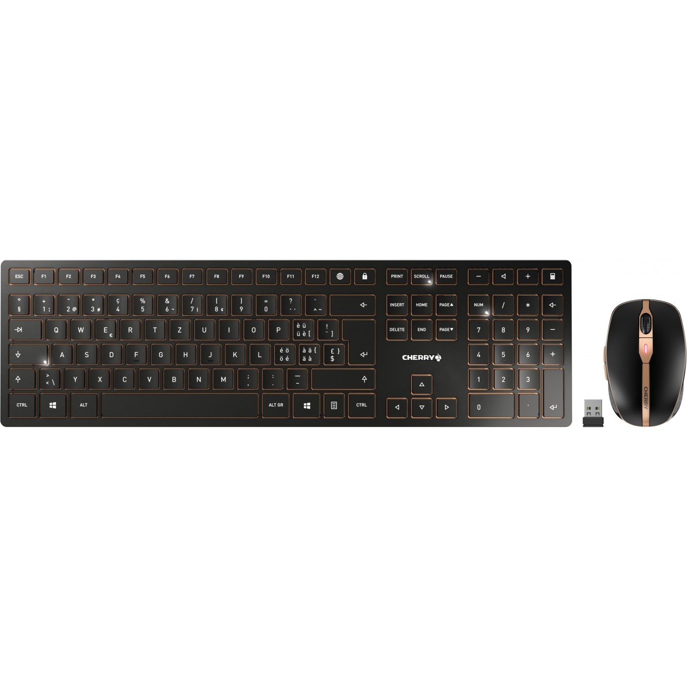 Cherry Desktop - DW 9100 SLIM - (Black Copper BT) — Buy in Cyprus with Fast Delivery