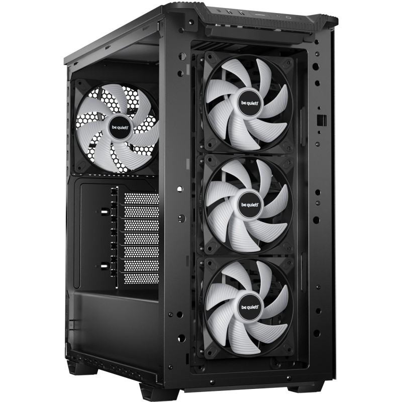 Be quiet! Pure Base 501 LX Black Mid-Tower ATX Case w/ 4 ARGB Fans (Boxed) — Buy in Cyprus with Fast Delivery