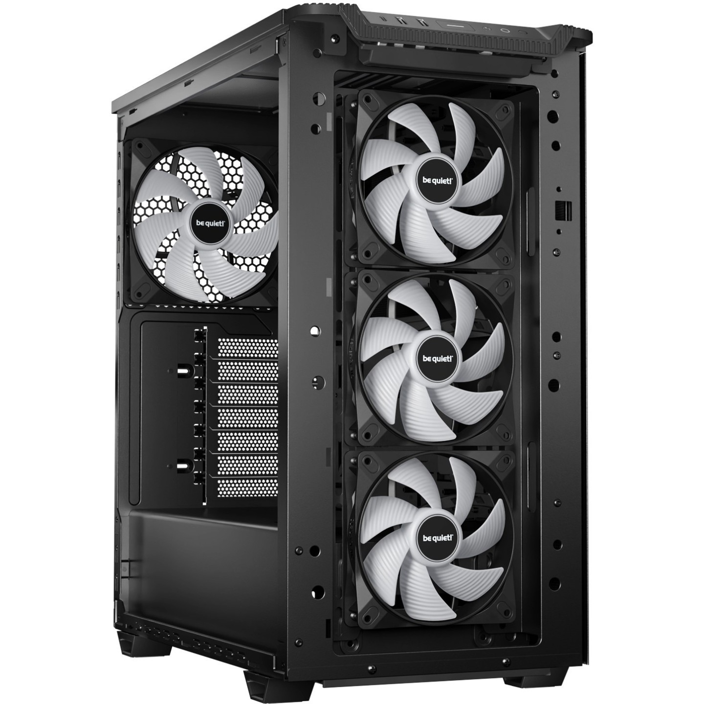 Be quiet! Pure Base 501 LX Black Mid-Tower ATX Case w/ 4 ARGB Fans (Boxed) — Buy in Cyprus with Fast Delivery