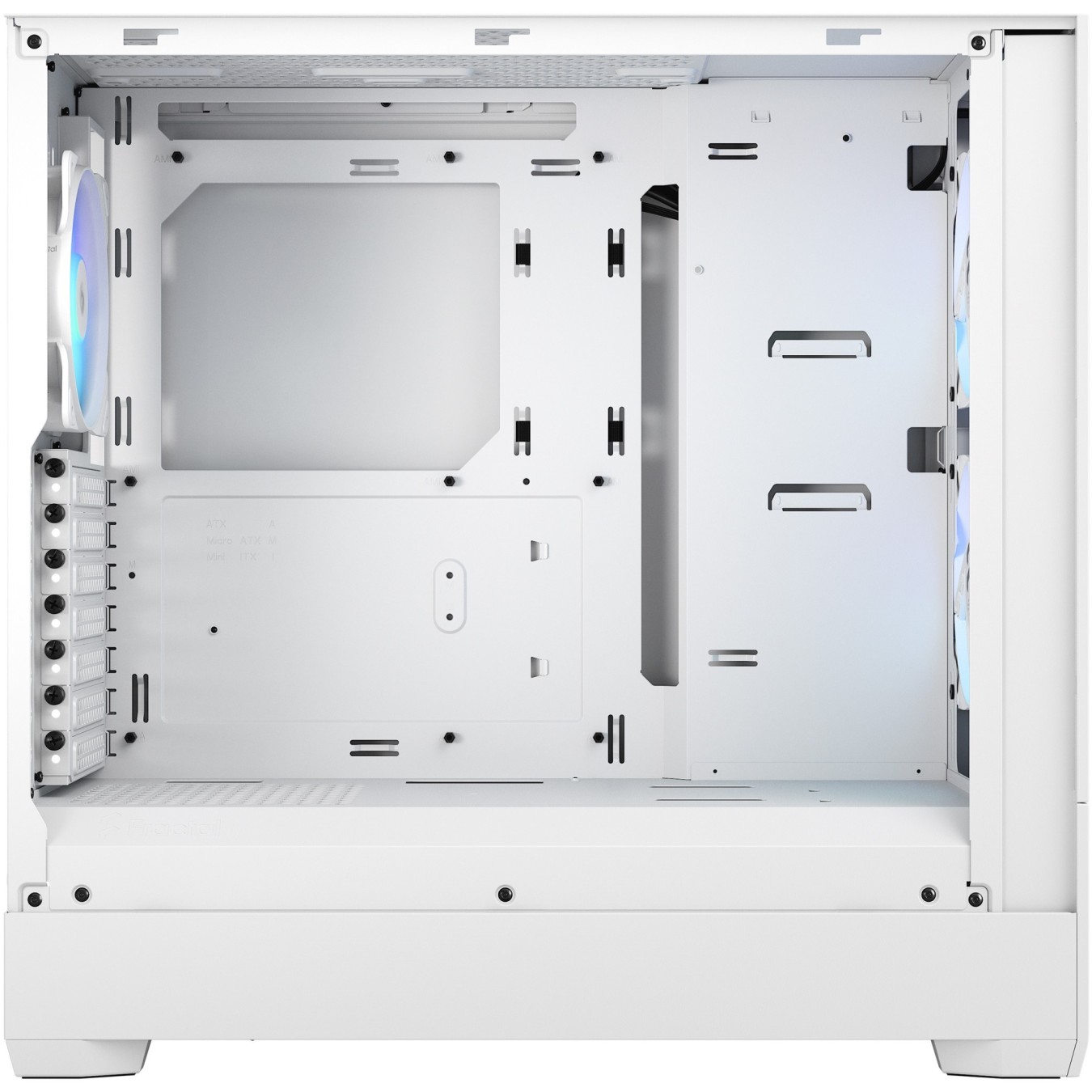 Fractal Design Pop Air RGB White Window - Midi Tower PC Case, ARGB Front Fans — Buy in Cyprus with Fast Delivery