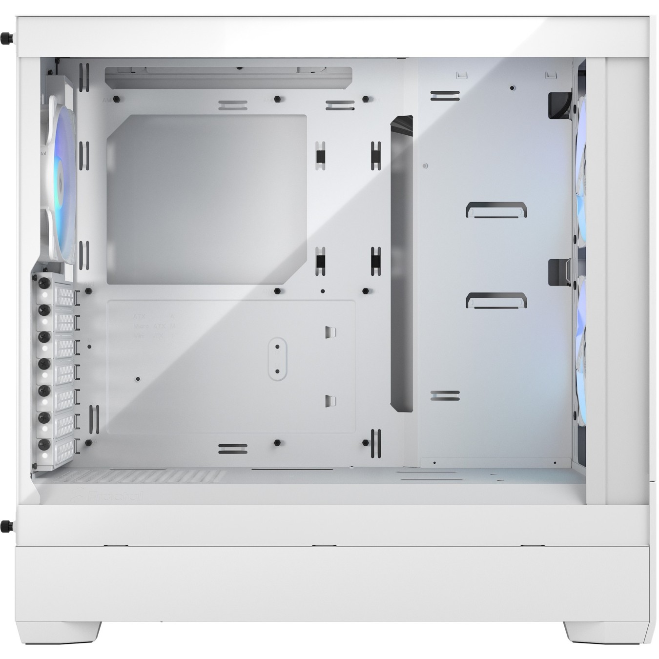 Fractal Design Pop Air RGB White Window - Midi Tower PC Case, ARGB Front Fans — Buy in Cyprus with Fast Delivery