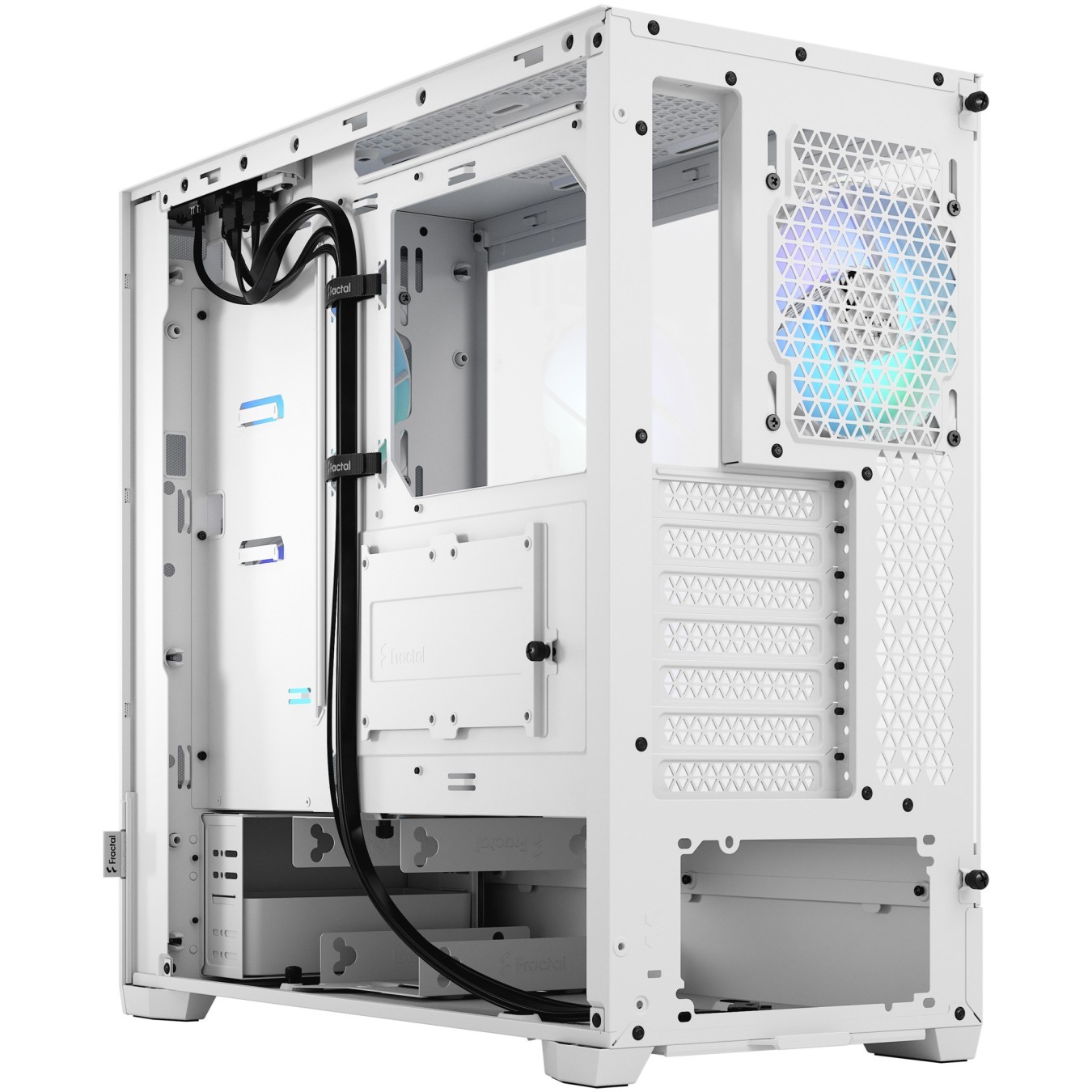 Fractal Design Pop Air RGB White Window - Midi Tower PC Case, ARGB Front Fans — Buy in Cyprus with Fast Delivery