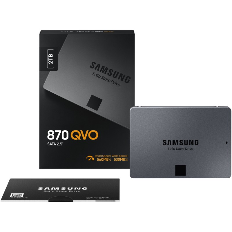 Buy Samsung 870 QVO Retail - 870 QVO - 2TB, 2.5-inch SATA SSD in Cyprus, Nicosia, Limassol, Larnaka, Pafos