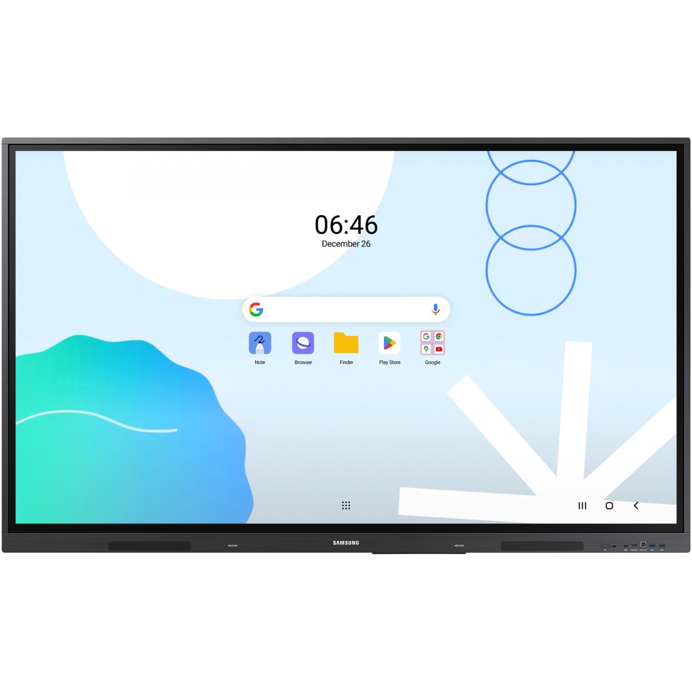 Samsung Smart Signage - WA65D - 65-inch 4K Commercial Display, Flat panel (Speditionsversand)