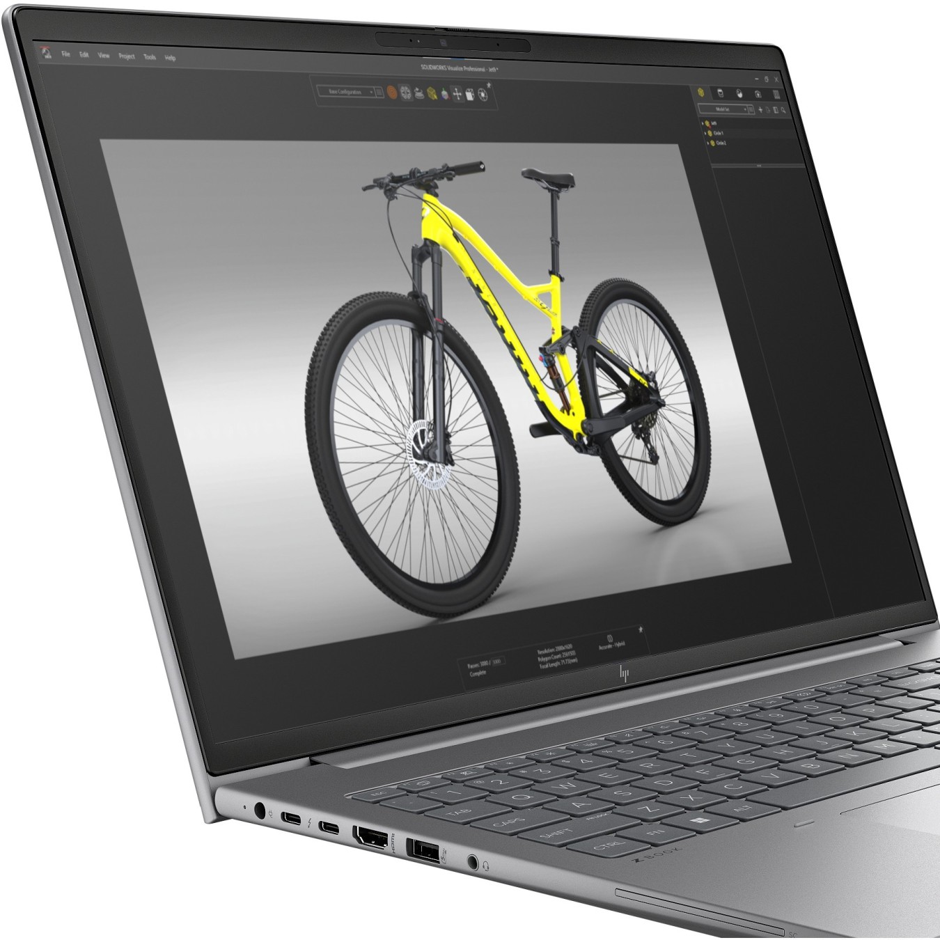 HP ZBook Power 16 - G11 - (16-inch, 64GB RAM, Ryzen 9 PRO 8945HS, 1TB SSD, RTX 3000 8GB, WQXGA, Windows 11 Pro)