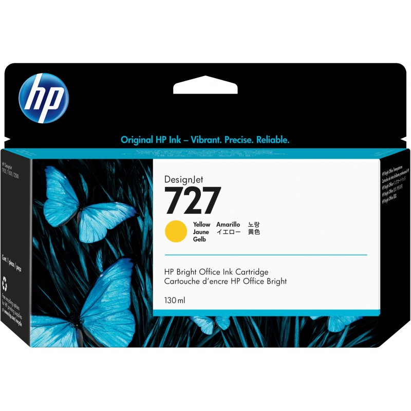 Buy HP 727 Original Ink Yellow - 727 - (Color: Yellow, Type: Original) in Cyprus, Nicosia, Limassol, Larnaka, Pafos