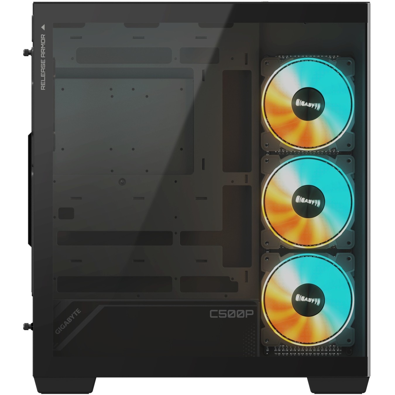 Midi GIGABYTE GB-C500P ST RGB Black - GB-C500P - Black RGB — Buy in Cyprus with Fast Delivery