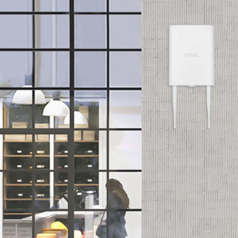 Buy Zyxel WIFI6 AX1800 Outdoor NWA55AXE - NWA55AXE - Outdoor, Wi-Fi 6 (AX1800) in Cyprus, Nicosia, Limassol, Larnaka, Pafos