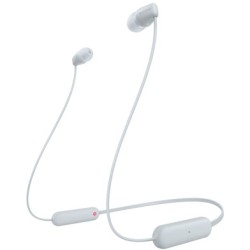Buy Sony WI-C100W - WI-C100W - White wireless neckband headphones in Cyprus, Nicosia, Limassol, Larnaka, Pafos