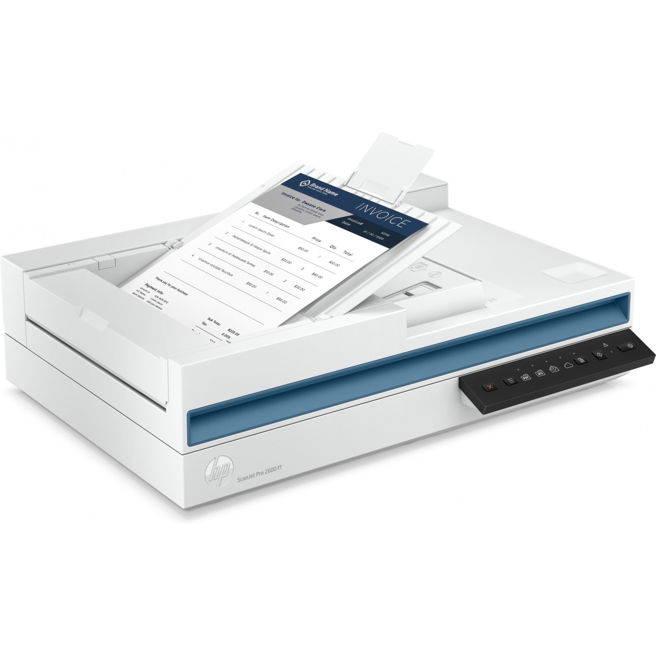 HP ScanJet Pro 2600 f1 - 2600 f1 - Flatbed Scanner with ADF 25 - USB 2.0 — Buy in Cyprus with Fast Delivery