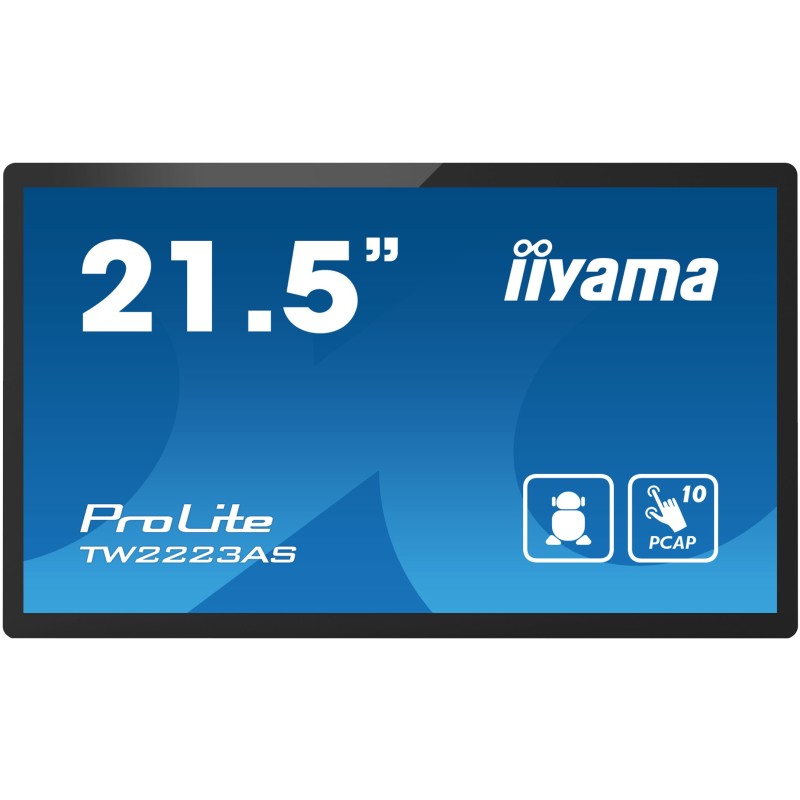 Buy IIYAMA 55.0cm (21.5') - TW2223AS-B2 - 16:9 M-Touch HDMI Android in Cyprus, Nicosia, Limassol, Larnaka, Pafos