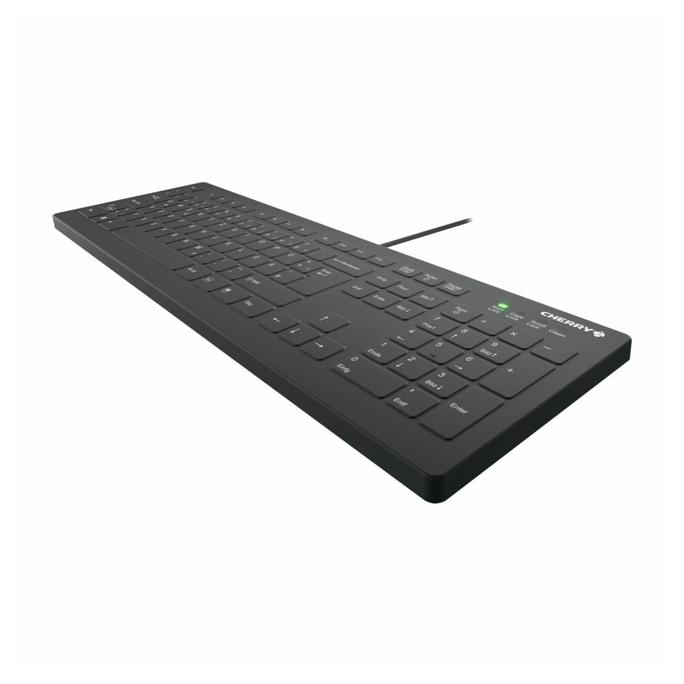 Cherry Keyboard - AK-C8112 - Black, Wired, IP68 sealed, Medical-grade — Buy in Cyprus with Fast Delivery