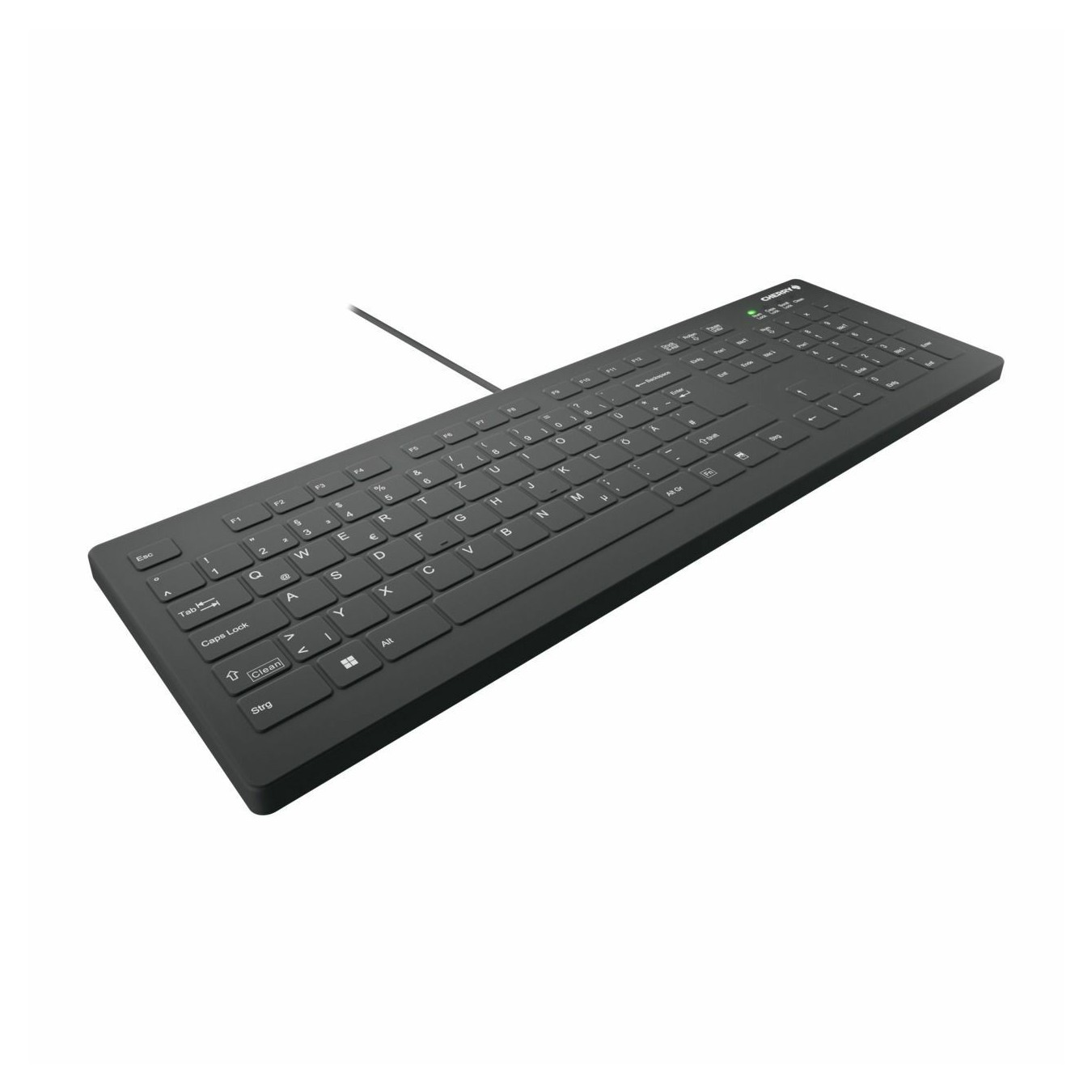 Cherry Keyboard - AK-C8112 - Black, Wired, IP68 sealed, Medical-grade — Buy in Cyprus with Fast Delivery