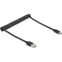 Delock Spiral Cable EASY-USB 2.0 USB-A to USB-C Cable - Coiled, USB 2.0 — Buy in Cyprus with Fast Delivery
